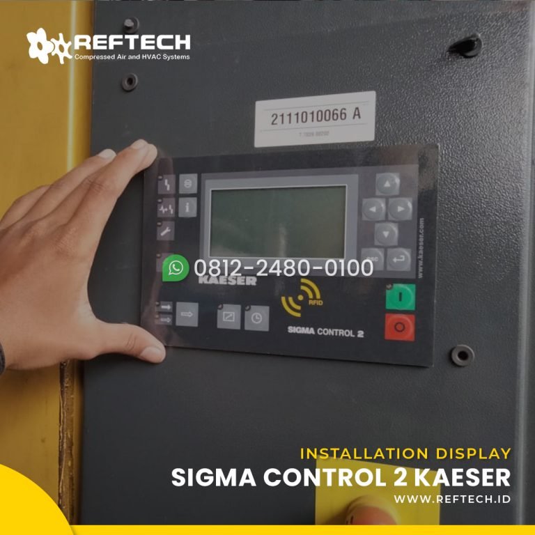 Installation Display Sigma Control 2 Kaeser with RFID