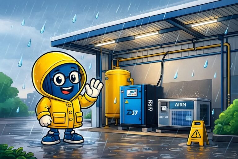 Persiapan Area Compressor Room Saat Musim Hujan: Panduan Aman untuk Industri